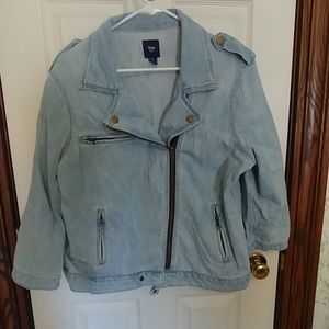 Gap light wash denim jacket